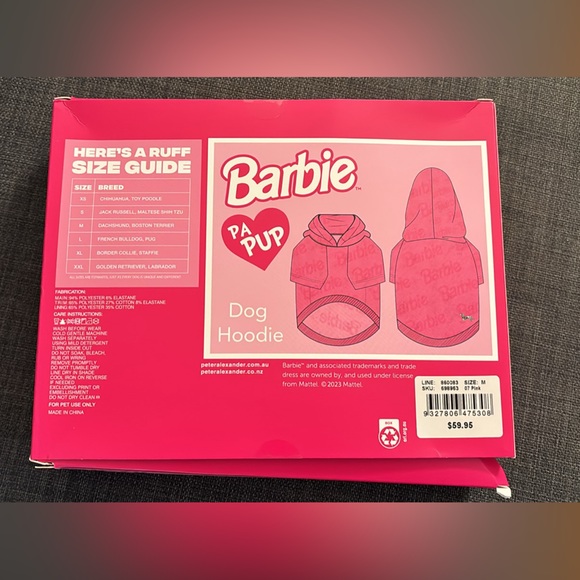 Peter Alexander Velour Dog Hoodie - Picture 2 of 7